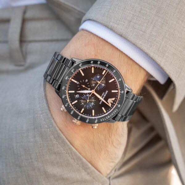 ⁦Emporio Armani watch for men AR70002⁩ - الصورة ⁦10⁩